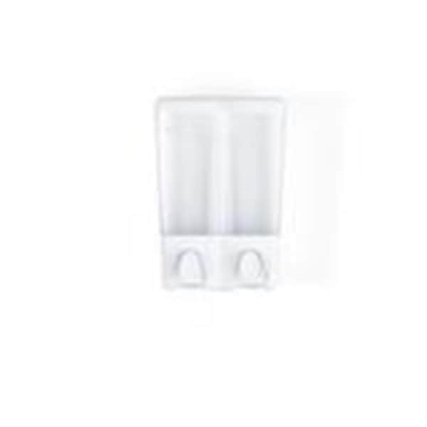 Latestluxury CLEAR CHOICE 2 Chamber Soap and Shower Dispenser White LA2651854 - main
